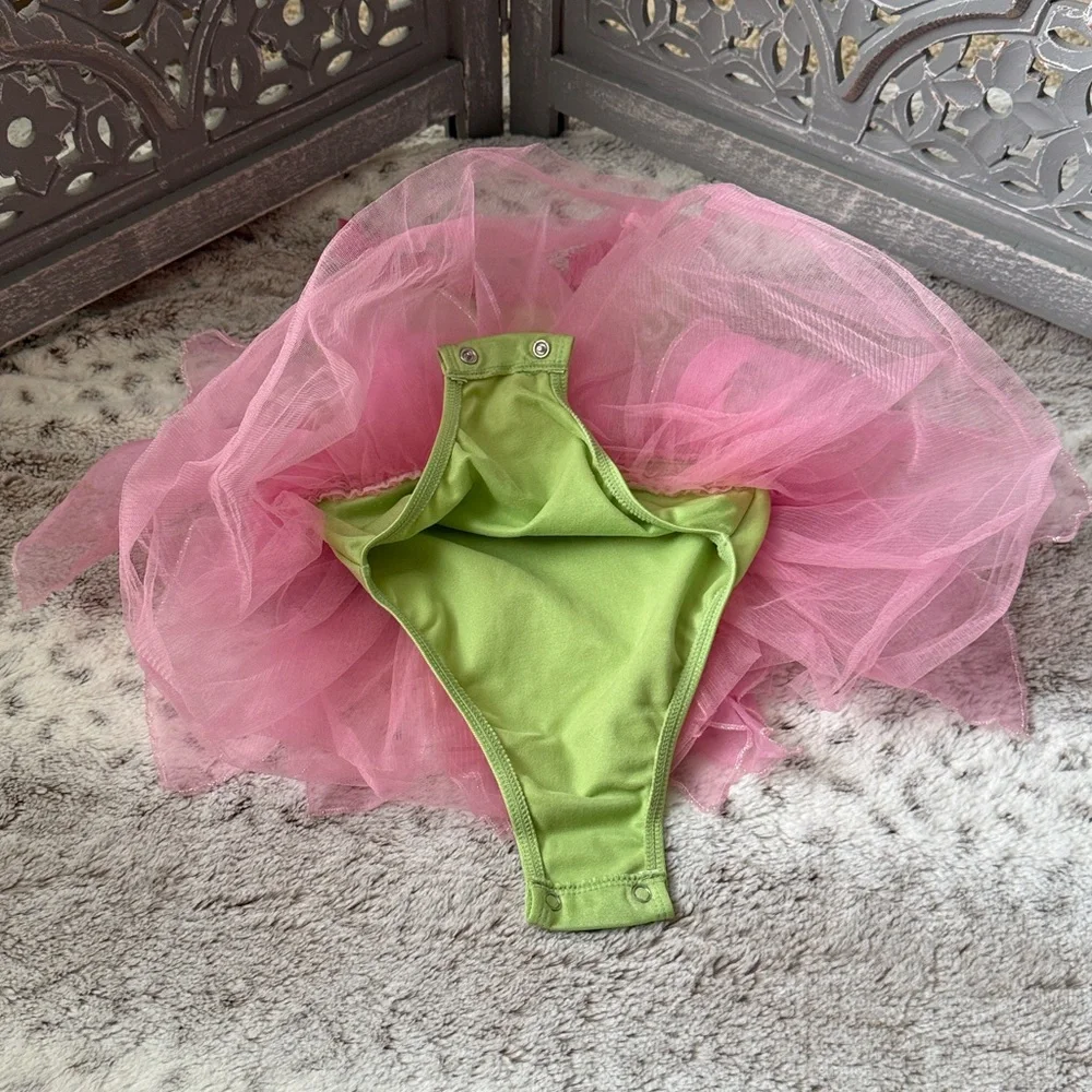 Gymboree green fairy dress baby girls 18-24 months Halloween costume fairycore